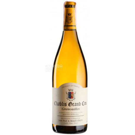 Jean-Paul & Benoit Droin, Chablis Grand Cru Grenouille, Вино белое сухое, 0,75 л