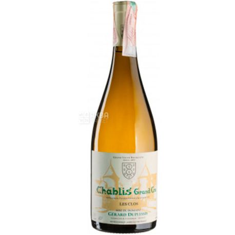 Gerard Duplessis, Chablis Grand Cru Les Clos, Вино белое сухое, 0,75 л