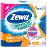 Zewa Wisch & Weg Decor, 2 рул., Паперові рушники Зева Декор, 2-шарові, 72 відриви, 17 м, 72 аркуша, 23х12 см