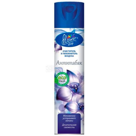 Flower Shop, Eco Fresh, 300 ml, Air freshener and humidifier, Anti-Tobacco