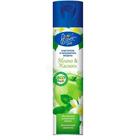 Flower Shop, Eco Fresh, 300 ml, Air freshener and humidifier, Apple and Jasmine
