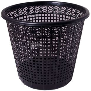 Buromax, Корзина пластиковая, черная, 8 л