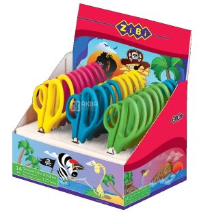 ZiBi, Ножницы детские, 12,3 см, в ассортименте, ЗиБи