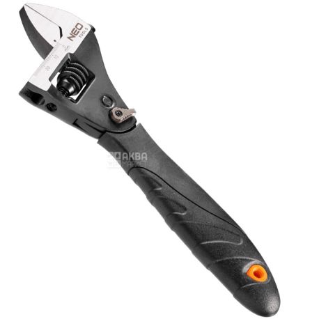 Neo Tools, Разводной ключ с трещеткой, 20 см
