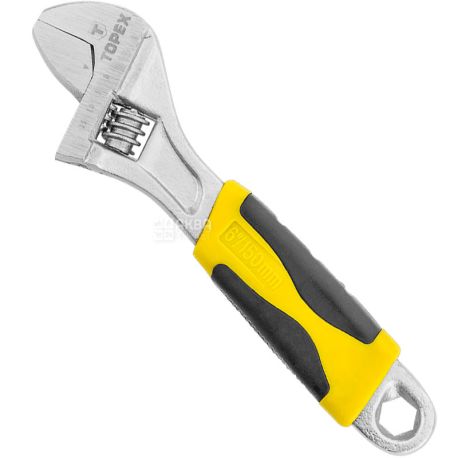 Topex, Adjustable spanner with a range of 0-20 mm, 15 cm