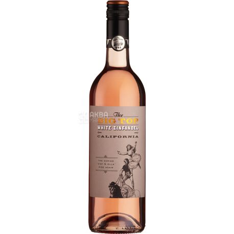 Big Top Zinfandel Rosé, Rose wine, semi-sweet, 0.75 L