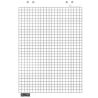 Buromax, 20 аркушів, Папір для фліпчарту в клітинку Буромакс, 64 х 90 см