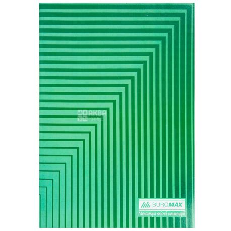 Buromax, Книга канцелярская, клетка, А4, 48 л, ассорти