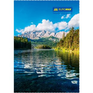 Buromax, Книга канцелярская, клетка, А4, 96 л, ассорти