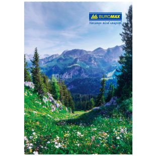 Buromax, Книга канцелярская, клетка, А4, 96 л, ассорти