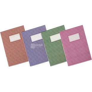 Buromax Jobmax, Канцелярська книга, А4, 48 л, асорті, клітинка