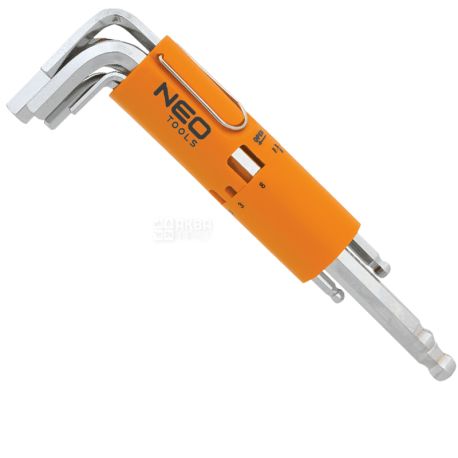 Neo Tools, Hex Key Set, 8 pcs.