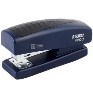 Buromax, Степлер на 20 л, синій, пластиковий