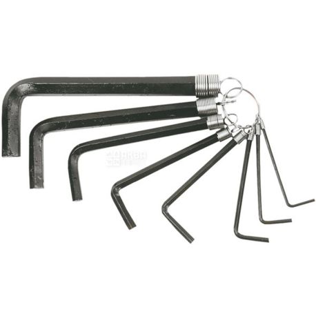 Top Tools, Набір ключів шестигранних Г-подібних, 2-10 мм, 8 шт.