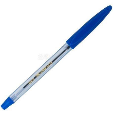 Buromax, 50 шт., Ручка шариковая, с резиновым грипом, синяя, 0,7 мм