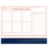 Panta Plast, Planning tabletop weekly, undated, assorted, 30 sheets, 470x335 mm
