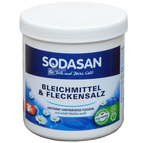Sodasan, 0,5 кг, Кислородное средство для отбеливания и удаления стойких загрязнений, органическое