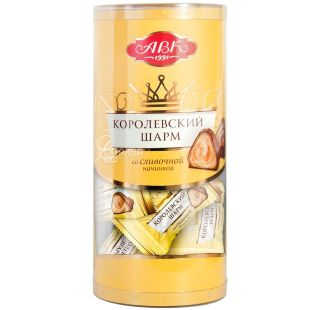АВК, Королевский шарм, 235 г, Конфеты со сливочной начинкой, тубус