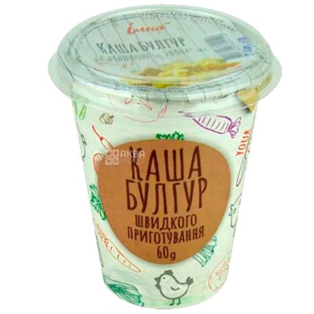 Илна, 60 г, Каша Булгур быстрого приготовления с курицей и овощами