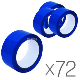 Скотч монтажний синій, упаковка 72 шт., 48 мм х 60 м, ТМ Промтус