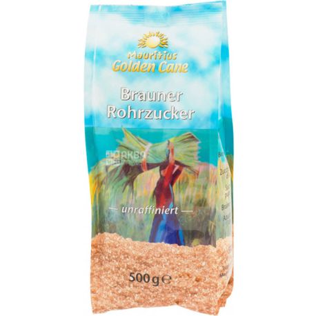 Golden Cane, 500 г, Цукор-пісок тростинний, коричневий