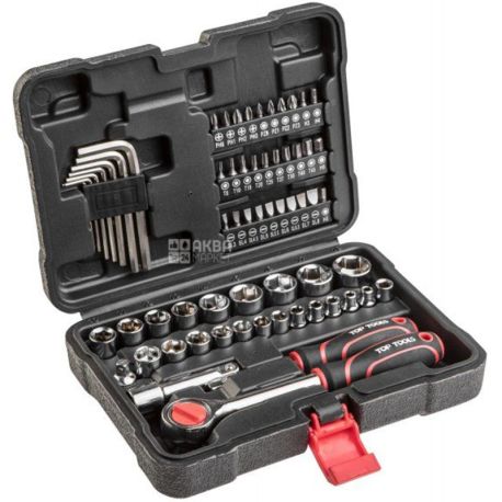 Top Tools, Набір ключів торцевих, гайкових, 63 предмети
