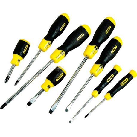 Stanley СushionGrip, Набор отверток, 8 шт.
