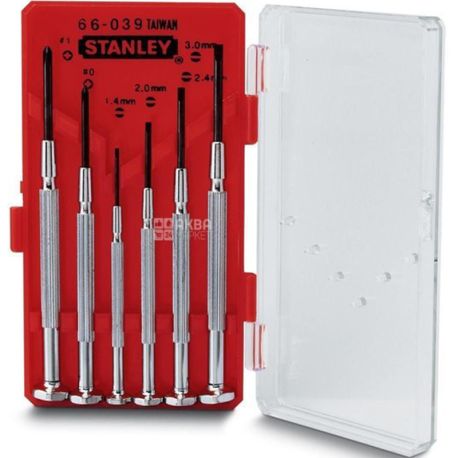 Stanley Watchmaker, Набір викруток точної механіки, 6 шт.