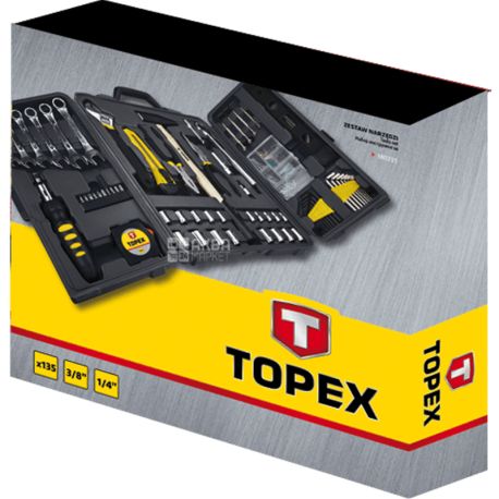 Topex, Набор инструментов, 135 предметов