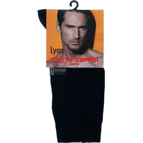 Pierre Cardin, Lyon, Шкарпетки чоловічі, чорні, р.45-46