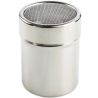 Capacity for sprinkling cocoa, powdered sugar with a plastic lid, Diameter 7 cm