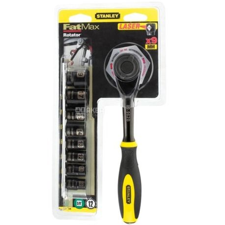 Stanley Rotator, Набор торцевых головок 1/4, 11 предметов