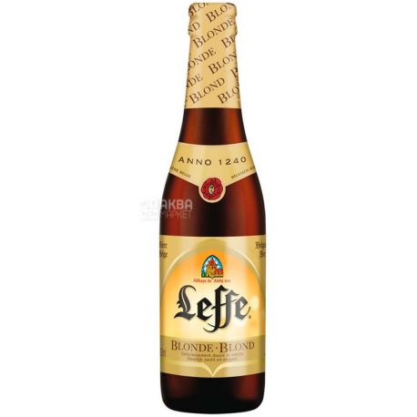 Leffe Blonde, 0,33 л, Льофф, Пиво світле, скло