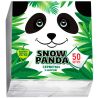 Сніжна Панда, 50 шт., Серветки столові, двошарові, білі, 24х24 см