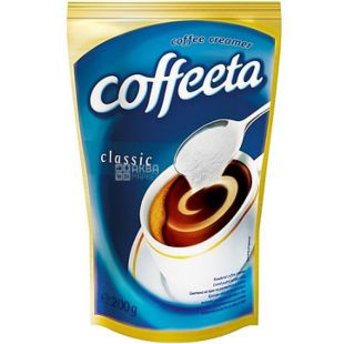 Coffeeta, 200 г, Рослинний замінник вершків Коффіта класик, розчинний