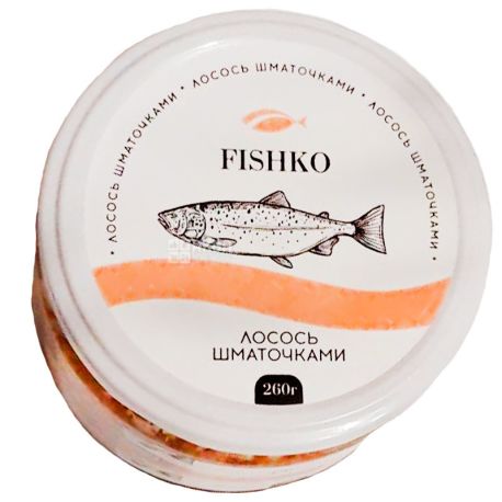 Fishko, 260 g, Salmon slices