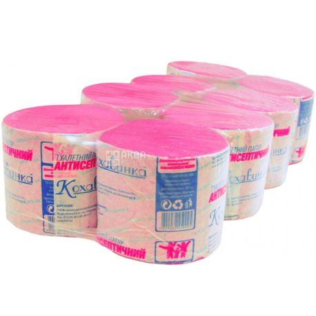 Kohavinka, 8 rolls, toilet paper, antiseptic, m / y