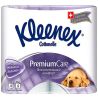 Kleenex Premium Comfort, 4 рул., Туалетний папір Клінекс Преміум Комфорт, 4-х шаровий