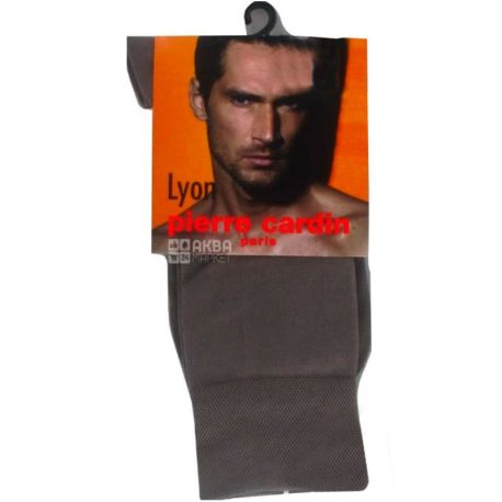 Pierre Cardin, Lyon, Шкарпетки чоловічі, темно-сірі, р.45-46