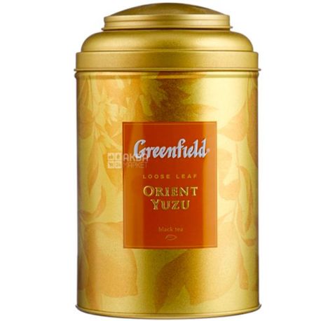 Greenfield Orient Yuzu, 100 г, Гринфилд, Чай черный листовой, с добавками, ж/б