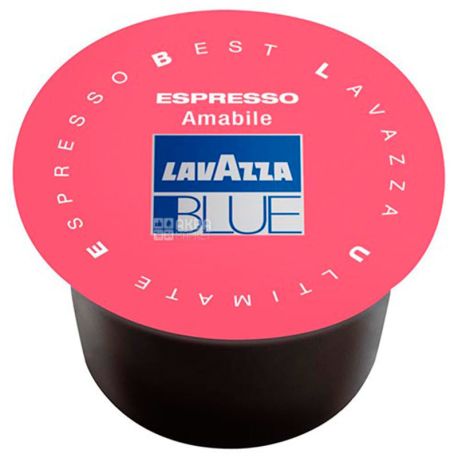 Lavazza, Blue Espresso Amabile, 1 шт, Кофе Лавацца, Блу Эспрессо Амобайл, средняя обжарка, в капсулах, молотый