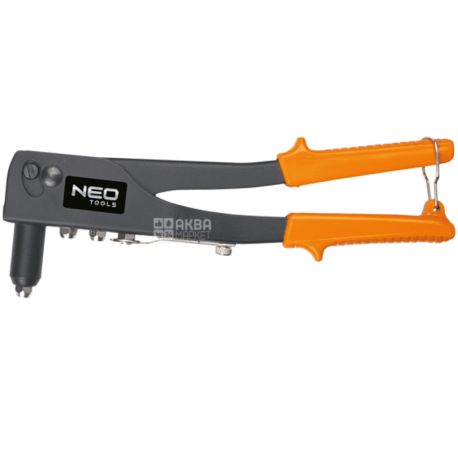 Neo tools, Riveter for steel and aluminum rivets 2.4, 3.2, 4.0, 4.8 mm