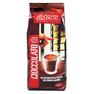 Ristora, Cioccolato, 1 кг, Ристора, Горячий шоколад, растворимый