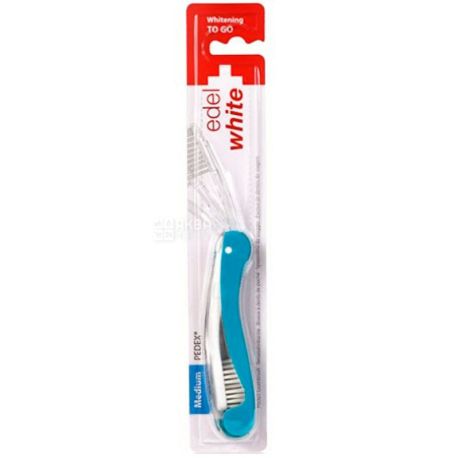 Edel White, Edel White toothbrush, whitening, medium hard