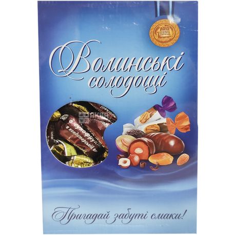 Волинські солодощі, 500 г, Набір цукерок, Ностальгія з сухофруктами