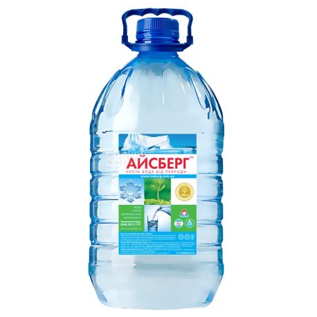 Айсберг, 6 л, Вода негазована артезіанська, ПЕТ