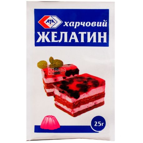 АТА, 25 г, Желатин харчовий