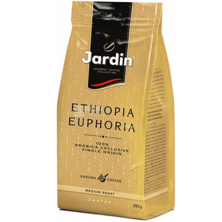 Jardin Ethiopia Euphoria, 250 g, Coffee Jardin Ethiopia Euphoria, medium roast, ground