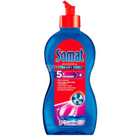 Somat, 500 мл, Ополаскиватель для ПММ с эффектом быстрого высыхания