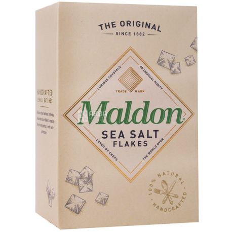 Maldon, salt, flakes, 125 g